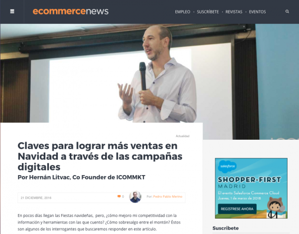 ecommerce news españa ICOMMKT