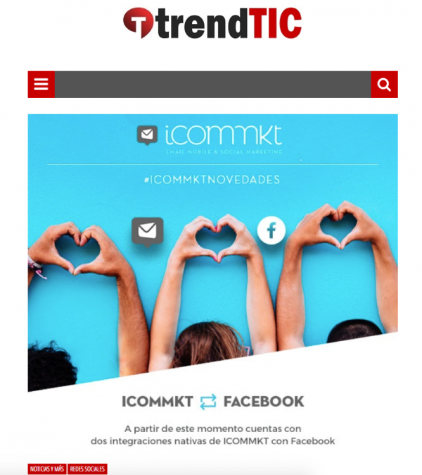 Lead Generation de Facebook para la plataforma de ICOMMKT